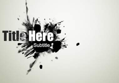 create an eye catching 1080p ink splash title big1