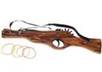 send you a multishot rubber band rifle made out of wood
