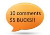 post 10 comments and create discussion on any blog[s] of your choice