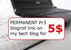give you three PERMANENT Pr1 blogroll links