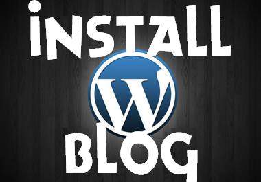 install A WordPress Site With Optionally Free Webhosting When Needed big1