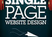 create a one page website/portfolio