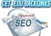 create 15 EDU Wiki Links with links report proof