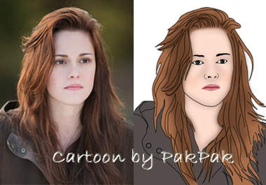 make your photo or picture into Cartoon in Photoshop big1