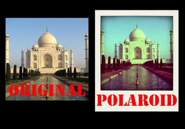create 10 digital polaroids from 10 of your images or photos big1