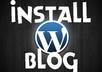 install a Fresh SEO Site For You With Plugins and Google Analytics