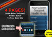 create A STUNNING Four Page Mobile Version Of Your Website With Slide Effect And Custom Designed Header Image