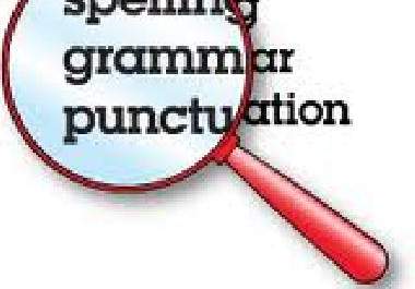spellcheck and proofread your CV or a 1000 words of text, by hand big1