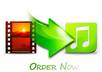 professionally convert upto FIVE of your videos to audio files