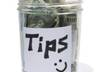accept a tip for a job well done