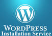 install WordPress for you in 24 hours