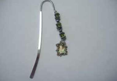 sell you a beautiful Victorian style jeweled bookmark with photo frame big1