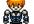 create a mini sized pixel warrior portrait of you