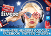 design any banner, header, facebook timeline, Google+ Cover, NEW Twitter Cover