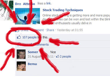 give you 100 likes for your facebook wall posts big1
