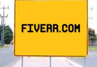 post a sign of your URL in my yard big1