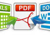 compile your needed data into Excel spreadsheets