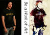 create a stylish splash paint art image of your photo