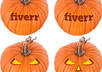 cut out of pumpkin your logo