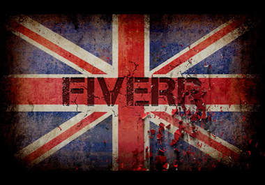 create this text or logo animation with FLAG and crumbling effect big1