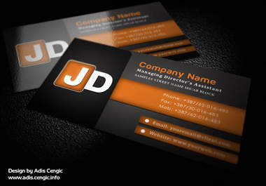 sell you, stylish business card psd template big1