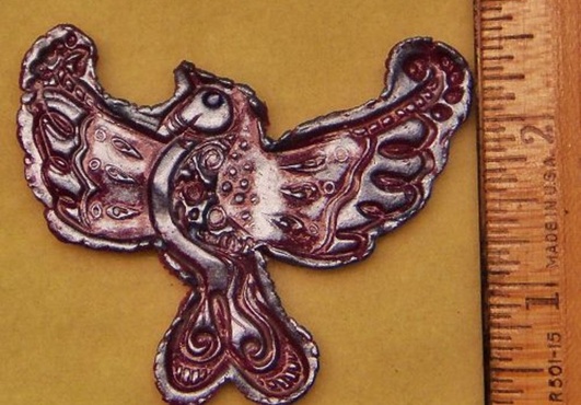 make this handmade bird into a pendant, pin, or magnet big1