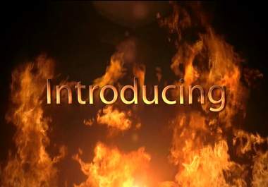 make you this AMAZING fiery flaming intro with your text big1