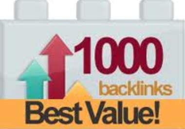 build 1000 GUARANTEED Backlinks + Free Super Bonus big1
