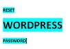 reset your forgotten WordPress password if you cannot recover it
