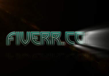 make you this LOGO video with powerful light effect big1