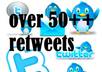 retweet your tweet FIFTY times ++ over from different accounts in an organic way Be on top of the search in your niche use hashtags