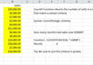 explain any excel function and send you an example spreadsheet