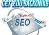 get you 20 edu backlinks from authority sites that allow you to put in a full article please see examaple