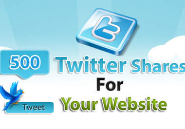 add 500 twitter share votes clicks to your website to rock up your SEO big1