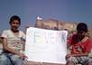 write you website or company name and stand infront of Jodhpur Mehrangarh fort and send you video