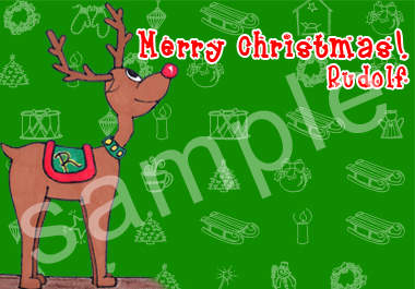 create any CHRISTMAS themed graphic digitally or hand drawn big1