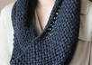 crochet you an infinity scarf in a solid fashionable color