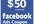 give you 50usd FACEBOOK advertising coupon code