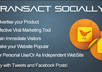 transact Socially Sell with Tweets and Facebook Post Paying System