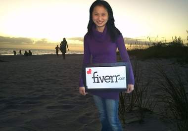 take a photograph holding a sign with your message big1