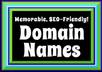 suggest 5 memorable, SEO friendly domain names small1