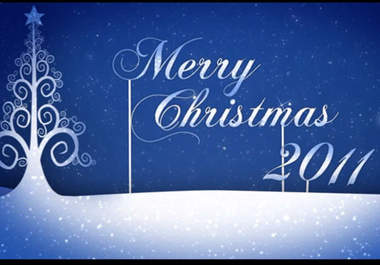 create Christmas greeting video with your text for you or your company big1