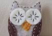 make you a felt pin of an owl