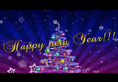 create New Year Intro video with your text and your image/video big1