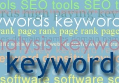 do keyword research analysis big1