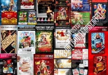 share graphicriver christmas and new year flyers mega bundle templates big1