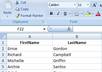 separate first and last names in a spreadsheet