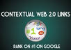 create 21 contextual High Pr Web 2 0 Links