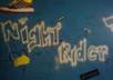 take a picture of my graffiti wall with whatever you want written on it