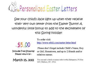 make a Personalized Easter Letter for your kid this easter big1